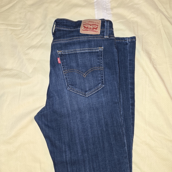 Levi's Dark Blue Flare Jeans - Picture 4 of 4